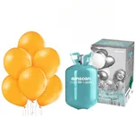 Amscan Helium + balónky 20 ks oranžové