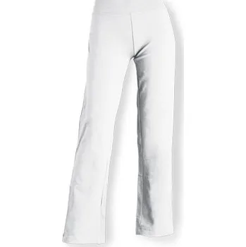 Dámské kalhoty FK-61 kalhoty dámské dlouhé strečové - bílá - M