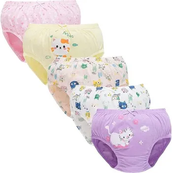 Unicorn (Jednorožci) SADA 5 KS bavlněných dívčích kalhotek (2-14 let) Barva: GS103-OPP Package, Velikost: 80 (10-11 let)