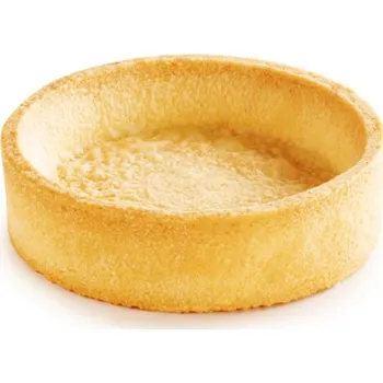 Trvanlivě pečivo Pastry sladká máslová tartaletka (rovný okraj) 7cm v.1,8cm 10 kusů
