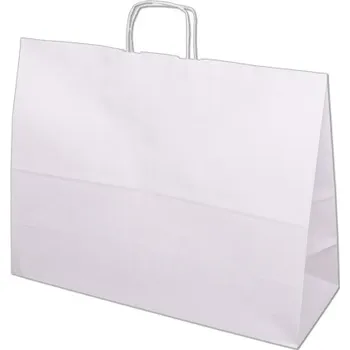 Papírová taška 500x180x390mm - bílá