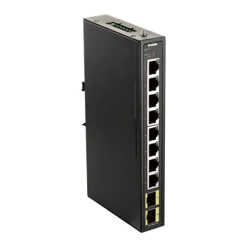 Switch D-Link DIS-100G-10S Průmyslový Gigabit unmanaged switch, 8 GbE, 2 SFP DIS-100G-10S