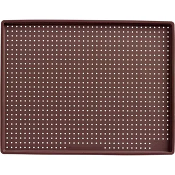 Plech na pečení Lékué Silikonový pečící plát na pizzu, hnědý