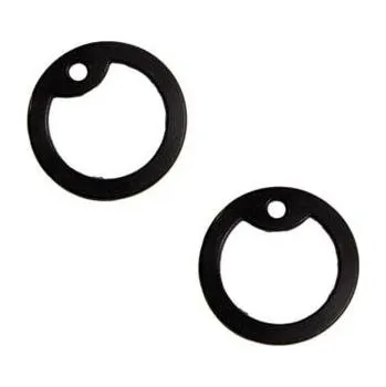 Vojenské psí známky ARMÁDNÍ ORIGINÁL US ARMY Gumičky (tlumítka) tišítka silikonové k U.S. DOG TAGS černé Varianta: 1 ks