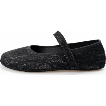 Dámské baleríny Ahinsa shoes Balerínka Ananda Bare - Black lace Velikost EU: 41, vnitřní délka: 264, vnitřní šířka: 101