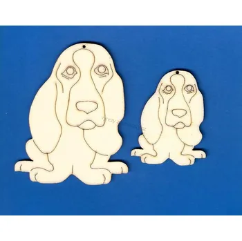 Překližka Výřez z překližky, Z67/1-167, PEJSEK BASET-velký, 7,4x9,2cm, 1ks