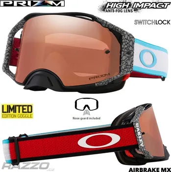 Motocyklové brýle MX brýle Oakley Airbrake Prizm MX Chase Sexton Signature Goggle