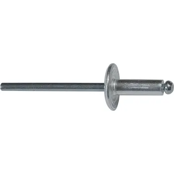 Nýt Nýt trhací s velkou plochou hlavou AL/ST DIN 7337 průchozí