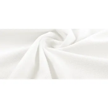 Strukturovaný samet Velvet Brick SVB-202 Smetanově bílý - šířka 150 cm