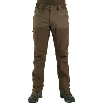 Pánské kalhoty SOLOGNAC Lovecké kalhoty Renfort 500 hnědé 3XL KAŠTANOVÁ