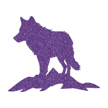 Polep vozidla SAMOLEPKA Vlk 031 levá hory (87 - Ultra Metalic fialová) NA AUTO, NÁLEPKA, FÓLIE, POLEP, TUNING, VLASTNÍ TEXT, TISK, AUTOSAMOLEPKY.cz, POLEPY, OBRÁZEK, LOGO, SAMOLEPKY