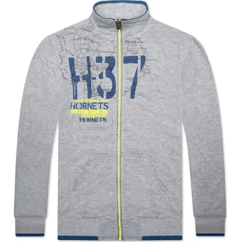 Chlapecká mikina Chlapecká mikina - KUGO M8030, šedá Barva: Šedá, Velikost: 146