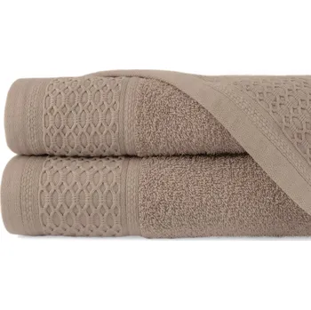 Ručník BAVLNĚNÝ RUČNÍK SOLANO 70X140 CM BÉŽOVÁ