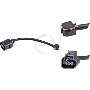 Brzdová destička Výstražný kontakt, opotřebení obložení A.B.S. 39703