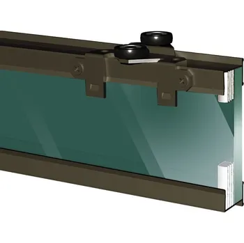 Nábytkové kování MARS Příslušenství pro posuvné dveře C18 spojovací profil, 38 × 2050 mm, bronzový 219-105