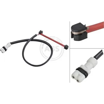 Brzdová destička Výstražný kontakt, opotřebení obložení A.B.S. ABS39661