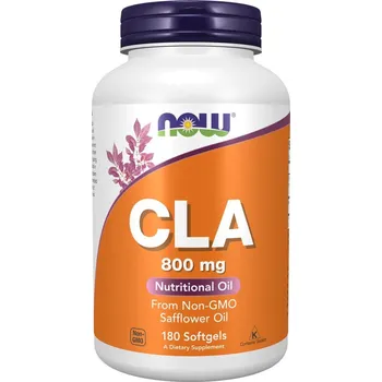 Přírodní produkt NOW FOODS CLA, Konjugovaná kyselina linolová, 800 mg, 180 softgel kapslí