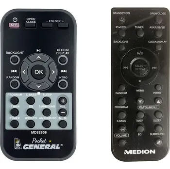 Dálkový ovladač MEDION MD 82656 - dálkový ovladač duplikát