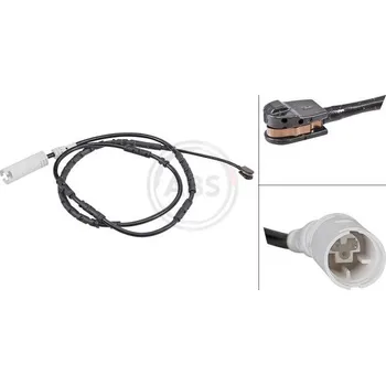 Brzdová destička Výstražný kontakt, opotřebení obložení A.B.S. 39676