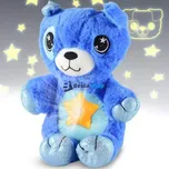 Effly Plyšový pejsek s projektorem 35 cm, modrý