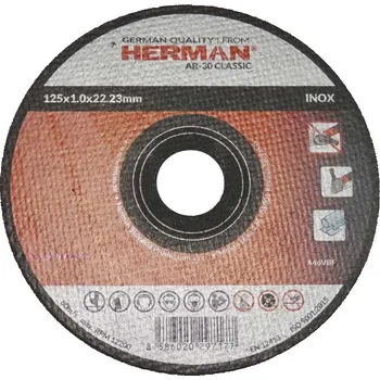 Řezný kotouč Kotouč řezný HERMAN na ocel a nerez