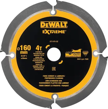 Pilový kotouč Pilový kotouč na cementovláknité desky 160 x 20 DeWALT DT1470