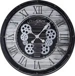 Segnale Hodiny nástěnné s otevřeným strojkem černá KO-KL5000100cern
