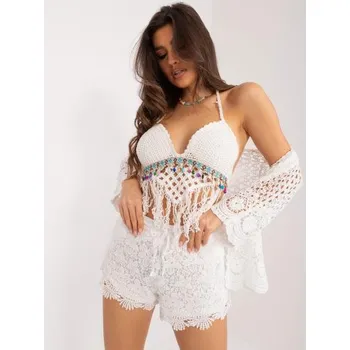 Dámský komplet s šortkami MINDA ecru