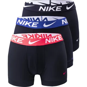 Boxerky Pánské Boxerky NIKE TRUNK 3PK 0000KE1156GOR – Černá S