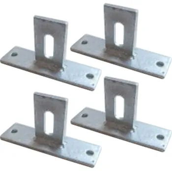 Příslušenství pro plot Držák plotového pole 40x60x5 žárově pozinkovaný 4ks