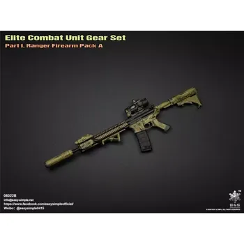 Doplněk k figurce Sada zbraní pro 1/6 figurky - Elite Combat Unit Gear Set - Part 1 Ranger Firearm Pack A Snake Skin