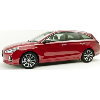 Nosič kol Příčníky Modula Oval Bar Closed Rail Black Hyundai i30 kombi 2018- s integrovanými podélníky