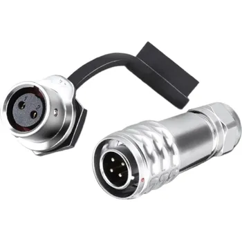 Elektrický konektor SF20 kovový panelový spojovací konektor, set, IP67 5-pin