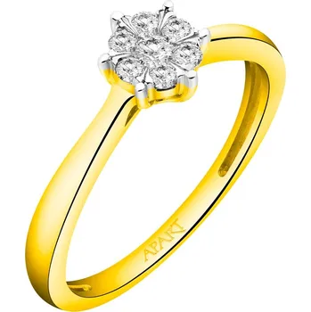 Prsten Zlatý prsten s brilianty - 0,16 ct - ryzost 585 - 219.120