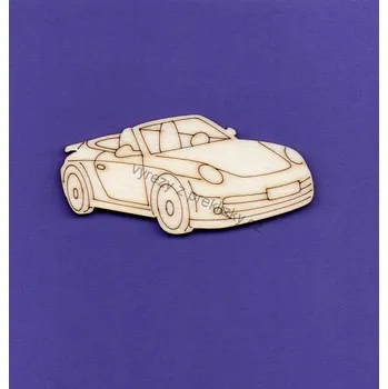 Stavební deska Výřez z překližky, E03, AUTO SPORŤÁK, 6,4x3cm, 1ks