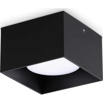 Ideal Lux Moderní stropní svítidlo SPIKE SQUARE Barva: Černá
