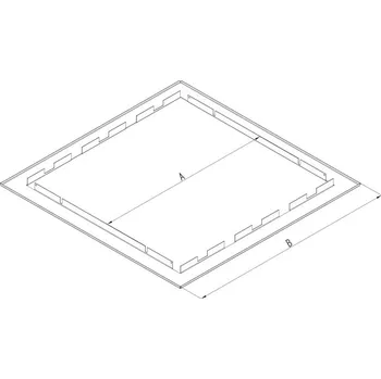 Rozvaděč TRITON Sada pro zazdění RNA/SNA v.1000 RAL9003 hl.lesklá RAY-NF-X06-X1