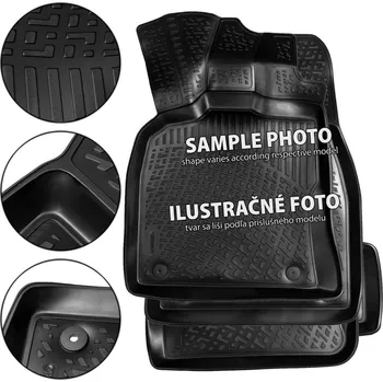 autokoberec Sada typizovaných pryžových rohoží se zvýšeným okrajem AUDI Q5
