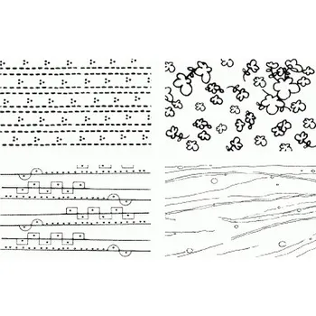 Hračka Razítka - textura květ