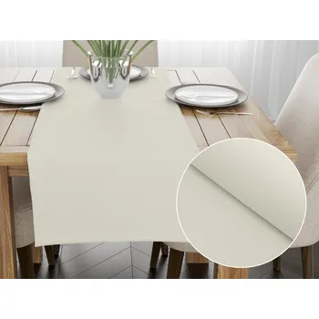 ubrus Dekorační běhoun na stůl BKU-110 Slonová kost 20x120 cm