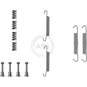 Brzdová čelist Sada příslušenství, parkovací brzdové čelisti A.B.S. 0621Q