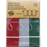 HOME ELEMENTS Set utěrek z egyptské bavlny 50*70 cm, 3 ks, Vánoce