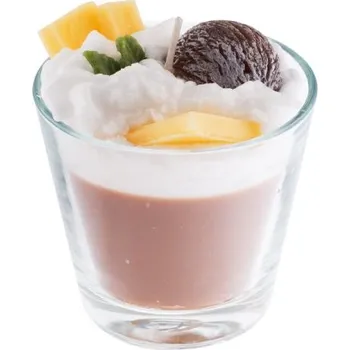 Svíčka Svíčka vonná ve skle Dezert, čokoládový