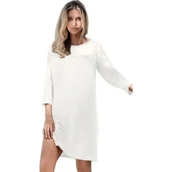 Dámská noční košile Dámská noční košile Aksel DKAREN šampaň L