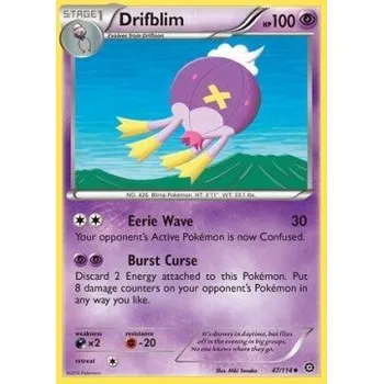 Sběratelská karetní hra Pokémon STS 047/114 Drifblim - Steam Siege Stav: Excellent, Verze: NORMAL