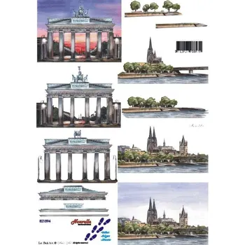 3D papíry pro vystřihování- Německo