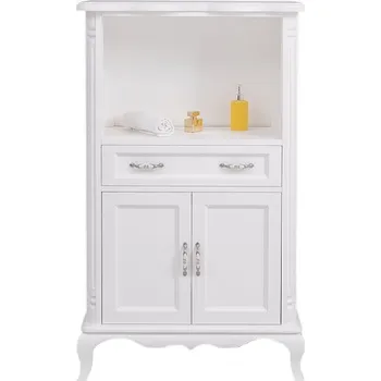 Koupelnový nábytek Vysoká koupelnová skříňka Rustique 734 - bílá