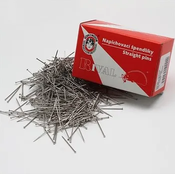 Špendlíky napichovací stříbrná