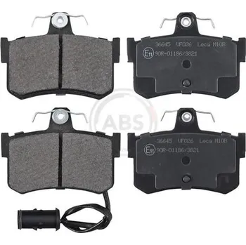 Brzdová destička Sada brzdových destiček, kotoučová brzda A.B.S. 36645