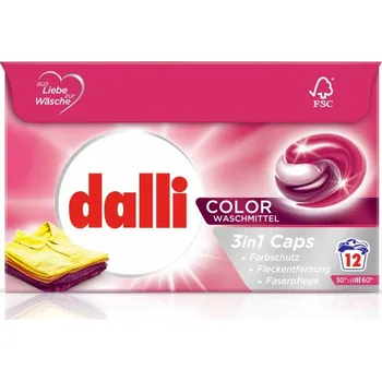 Přípravek na praní Dalli color 3v1 Kapsle na praní 12ks